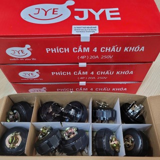 Phích cắm điện Locking 4 chấu JY-7420