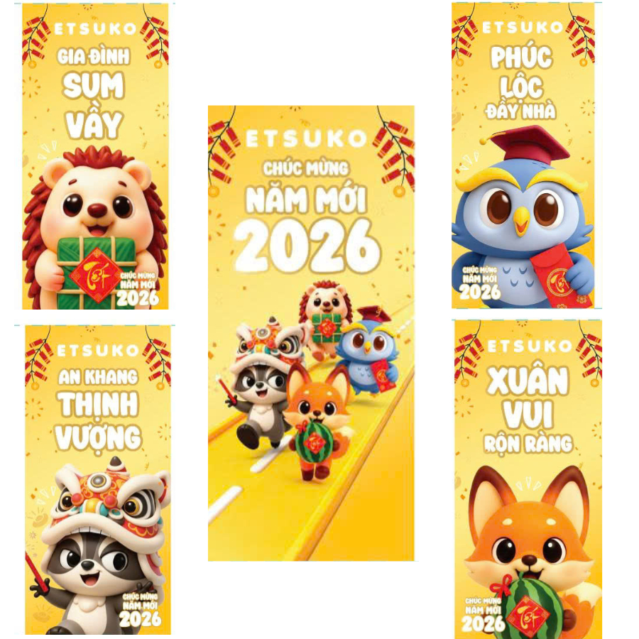 [GIFT] BAO LÌ XÌ NĂM MỚI ETSUKO