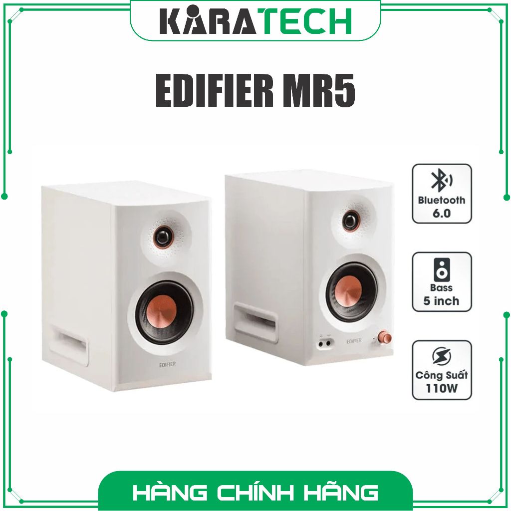 Loa Kiểm Âm Studio EDIFIER MR5 - Bluetooth 6.0, Công Suất 110W, Bảo Hành 15 Tháng