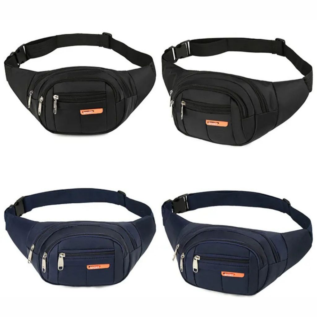 Túi đeo bụng cá tính thiếu niên 4 Ngăn nhiều màu {SIÊU SALE}