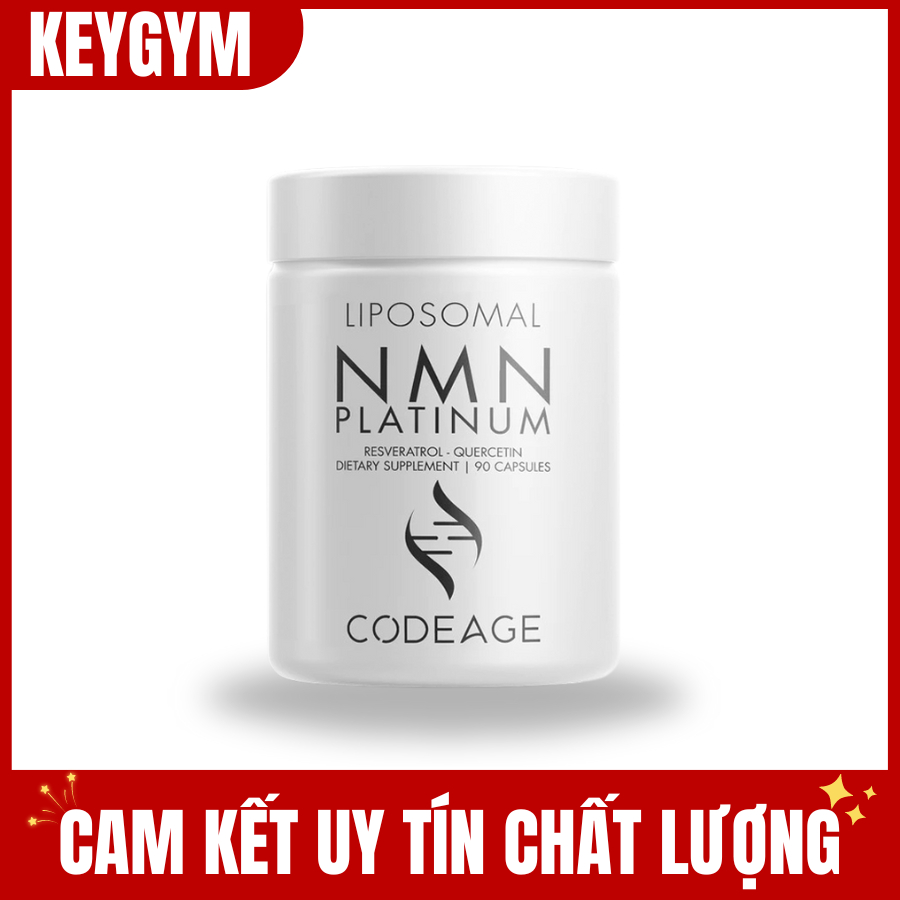 [CHIS] Viên uống bổ sung NMN CodeAge Liposomal NMN, 90 Capsules - Keygym