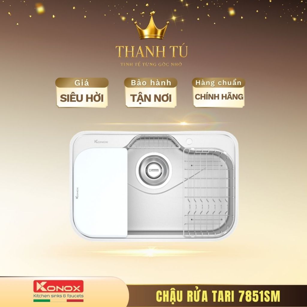 Chậu rửa bát Tari 7851SM - Cao Cấp Thiết Kế Tinh Tế Độ Bền Cao Dễ Vệ Sinh