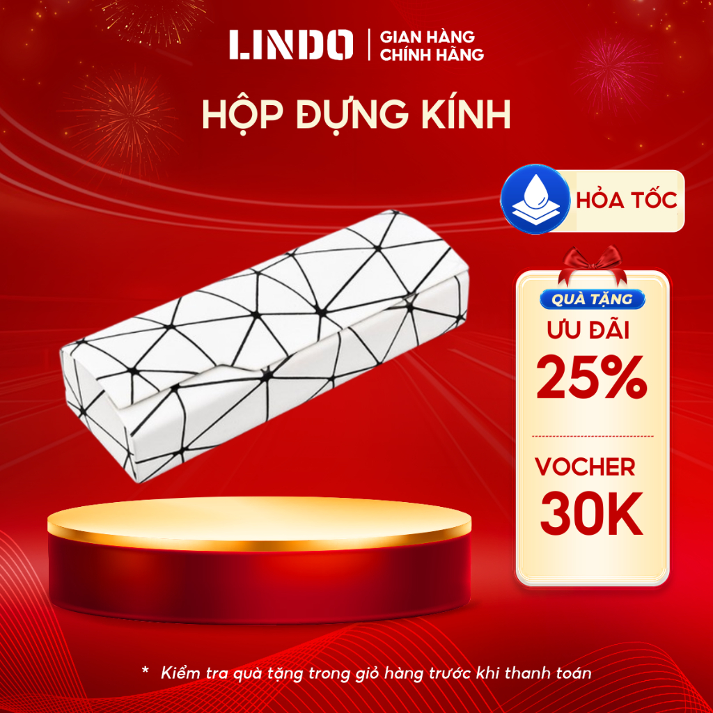 Hộp đựng kính đẹp chính hãng CINLA bền giá rẻ HOPKINH02
