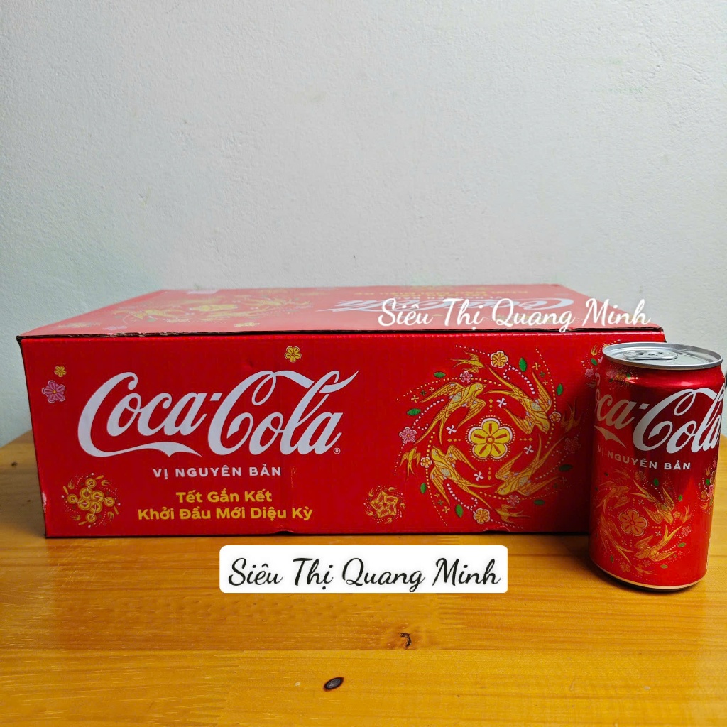 Thùng Coca-Cola Vị Nguyên Bản 24 lon x 235ml