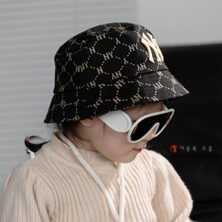 MŨ BUCKET ĐEN CHO BÉ 1-5 TUỔI