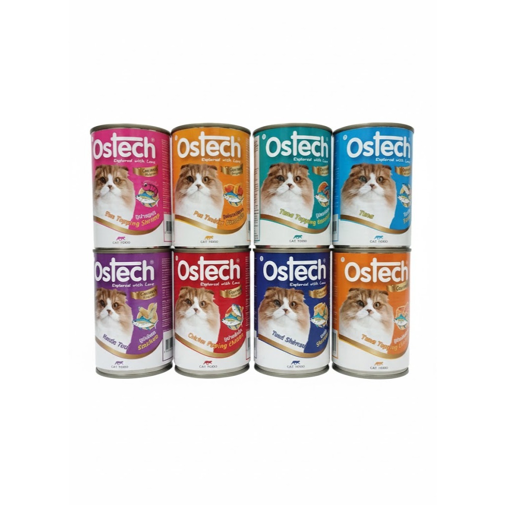 Pate cho mèo Ostech Gourmet Original Cat Food, Lon 400g (date 2028)