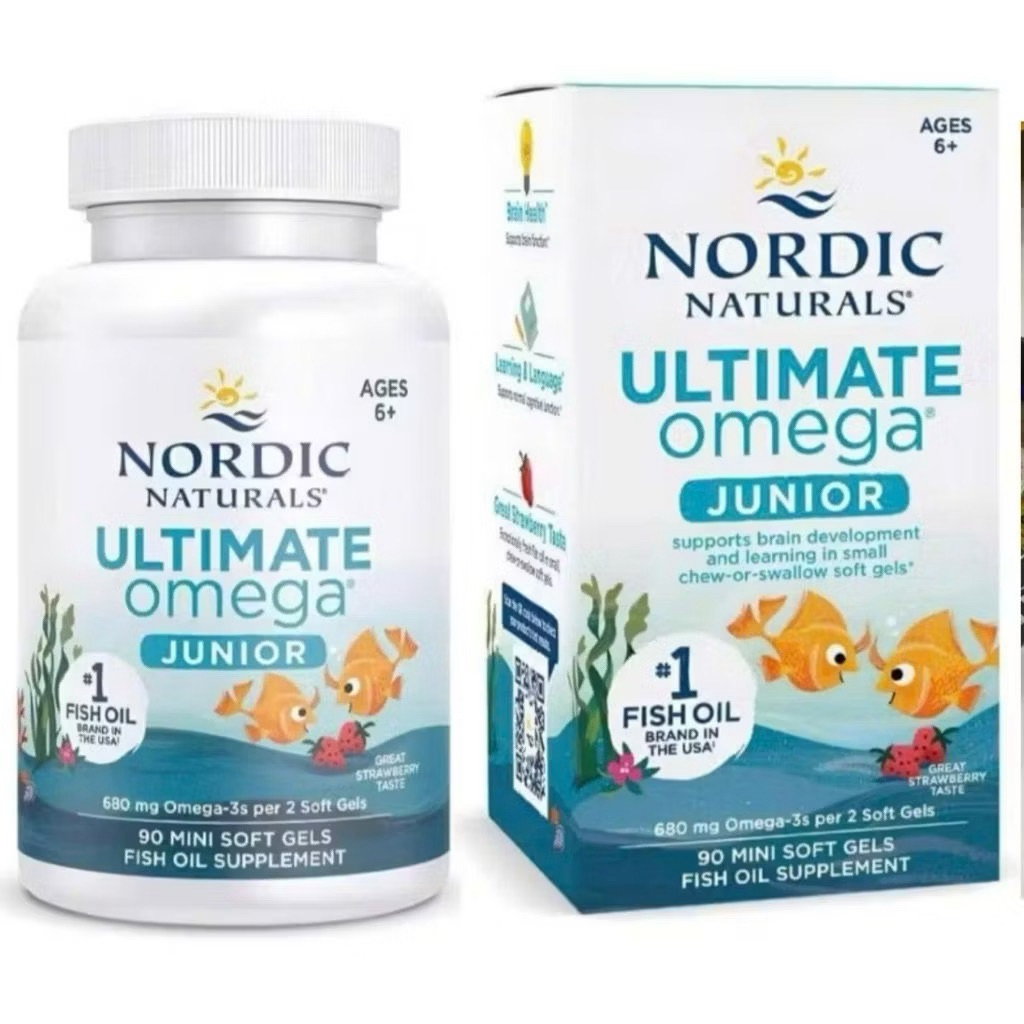 [BapBo.shop] Nordic Naturals Ultimate Omega Junior, Viên uống bổ sung Omega 3 Hỗ trợ phát triển trí 