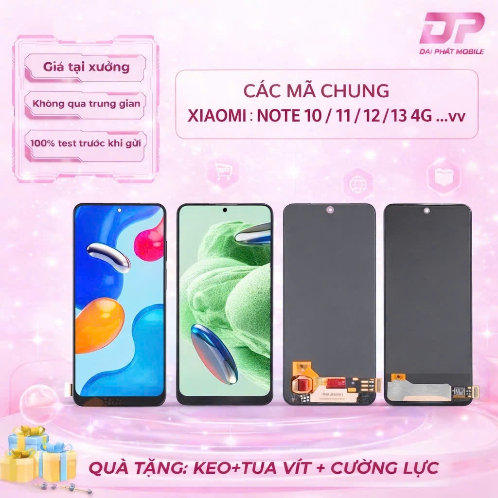 🔥Màn Hình Dành Cho Xiaomi Redmi Note 10 Note 11 Note 12 Note 13 | Full Cảm Ứng | Tặng Quà Thay Thế🔥