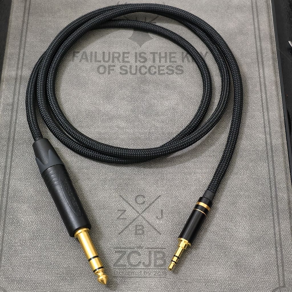 Cáp cho tai nghe Headphone Denon, Sony... với giắc 6.3mm.