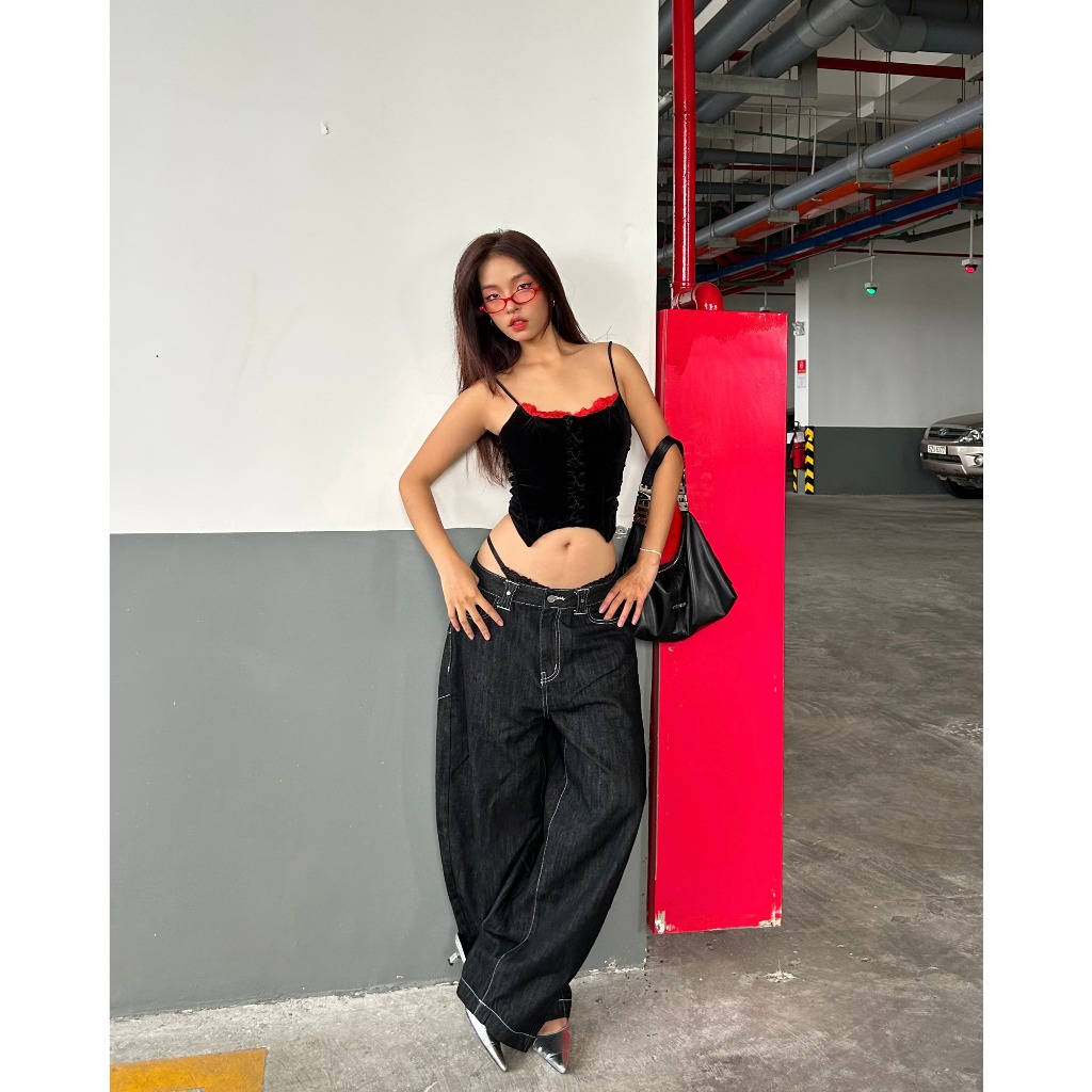 Quần Jeans HAVEN'S unisex dáng thụng Relaxed fit nhiều màu thiết kế bản CAO CẤP - havenstyle