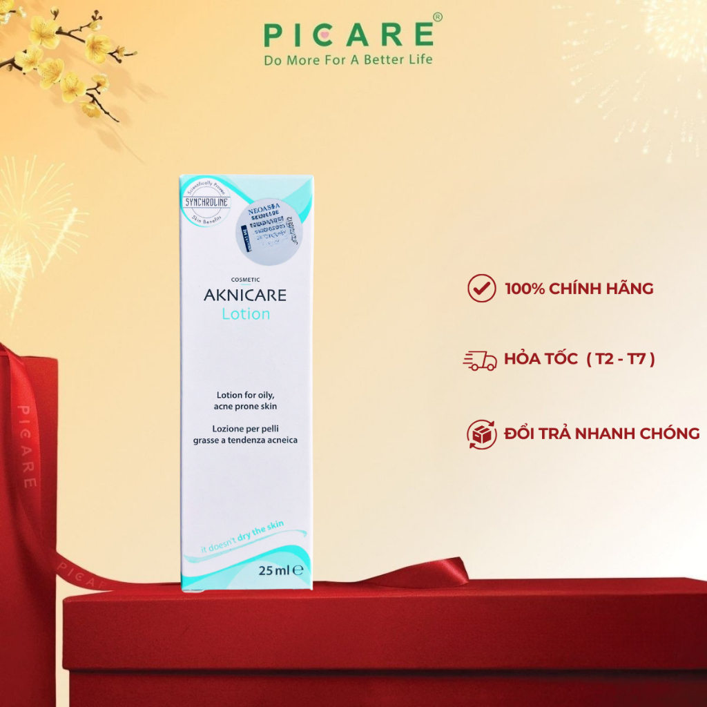 Lotion giảm mụn viêm mụn mủ Aknicare Treatment Lotion 25ml