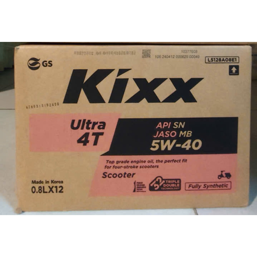 Thùng nhớt xe máy ga KIXX 5W40