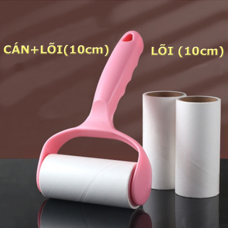 Combo-Cây lăn bụi 10cm 16cm 24cm lõi giấy lăn bụi làm sạch quần áo ga giường sofa lông chó mèo】