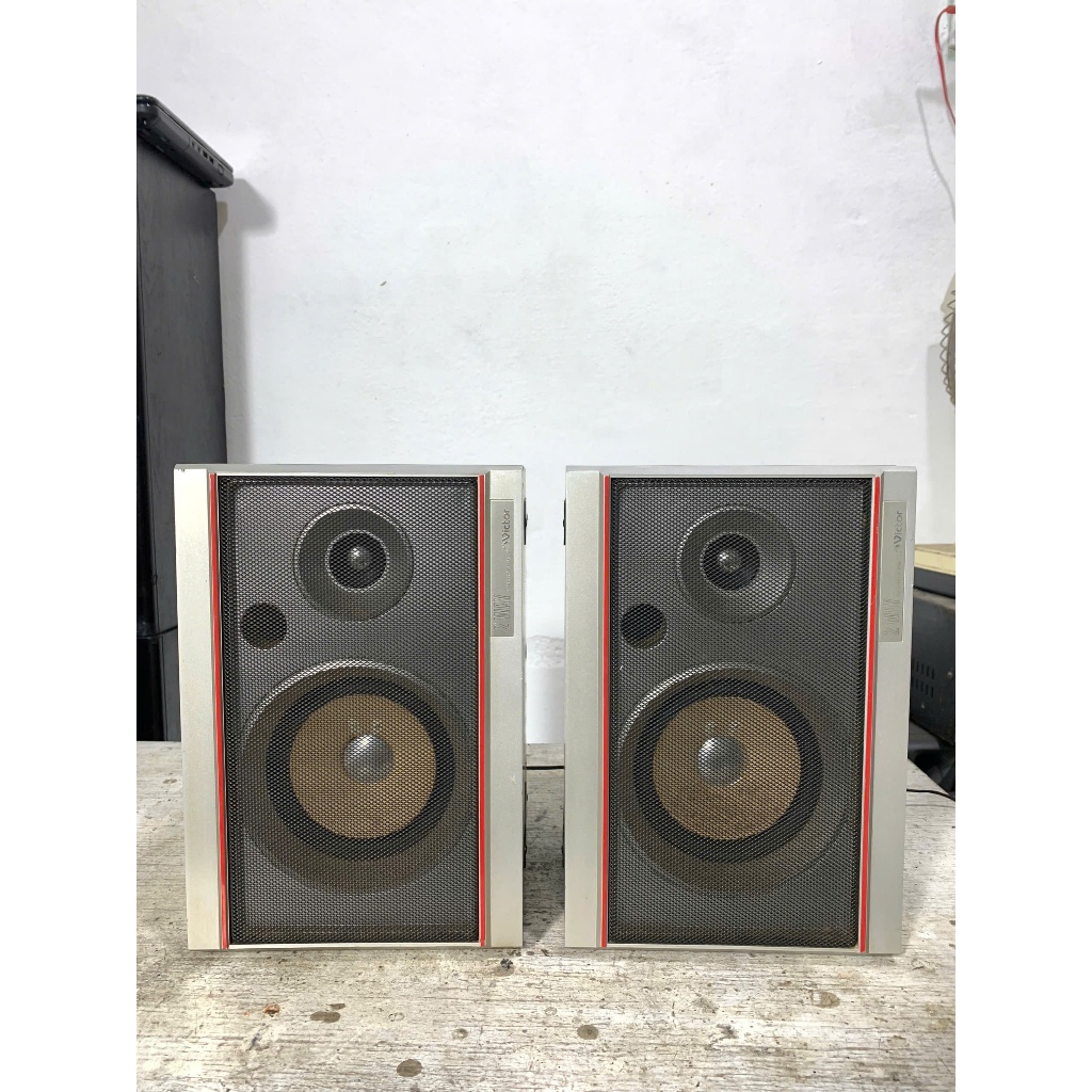 Cặp loa đài  cassette dạng 3 cục Victor    đẹp keng hát tốt tiếng rõ chi tiết(2026)