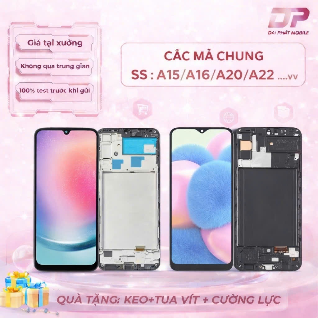 🔥Màn Hình Samsung (A15, A16,A20, A22,A24, A25, A30S, A31, A32, A33, ...)Full Cảm Ứng /Kèm Quà Tặng 🔥
