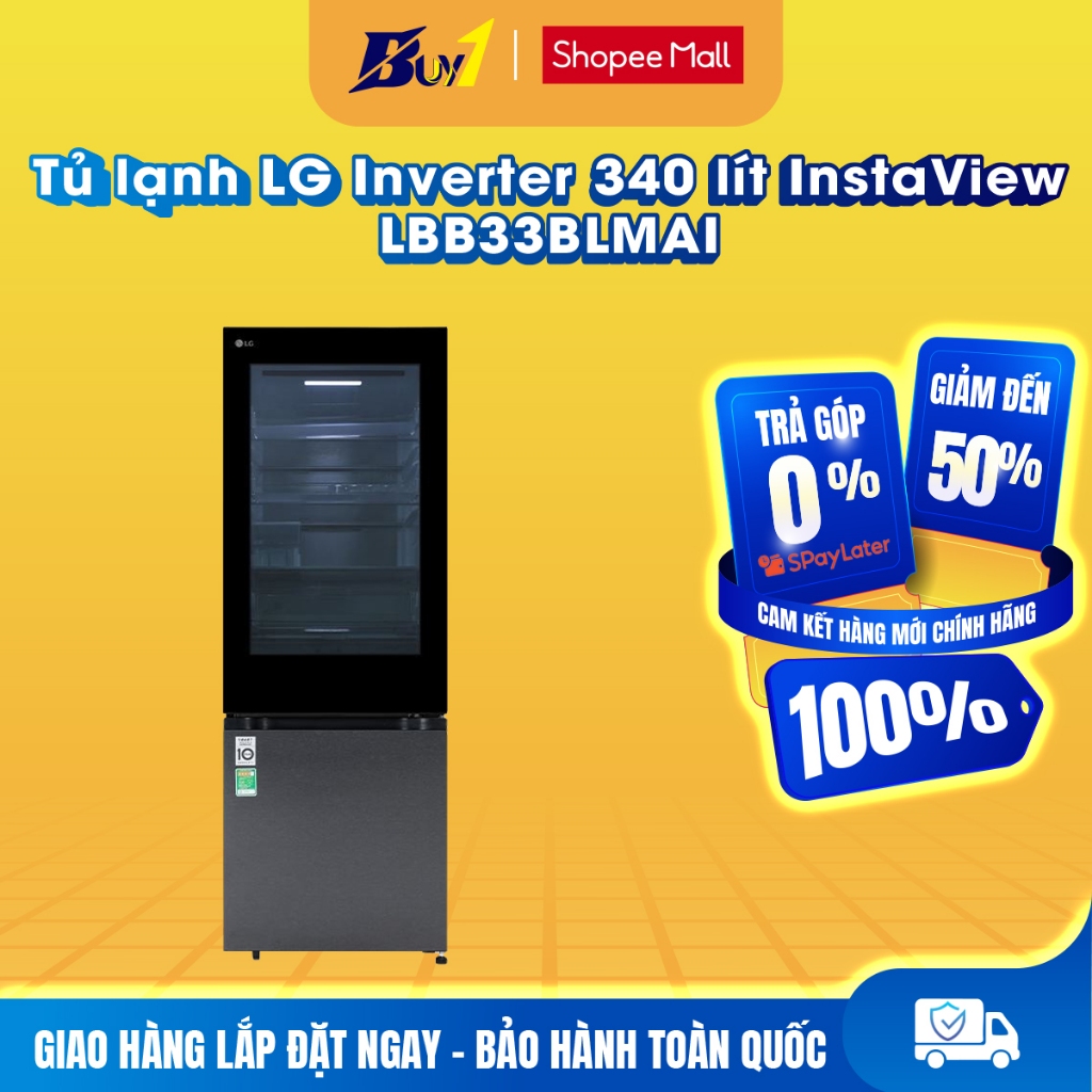 LBB33BLMAI - Tủ lạnh LG Inverter 340 lít InstaView LBB33BLMAI - Hàng chính hãng