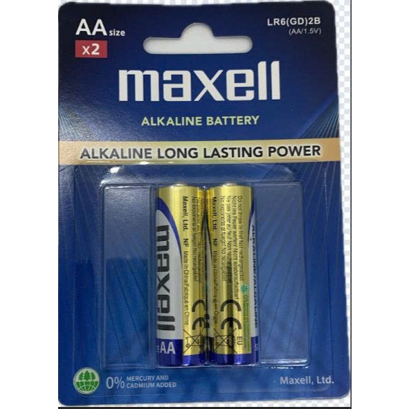 🔋 [VỈ 2 VIÊN] PIN AA MAXELL ALKALINE BATTERY - MODEL LR6(GD) -  - SỨC MẠNH NHẬT BẢN 🔋