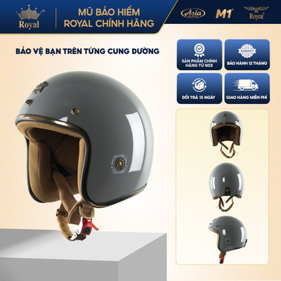 Mũ bảo hiểm 3/4 Royal M20C Ximang bóng chính hãng bảo hành 12 tháng tại Nón Trùm