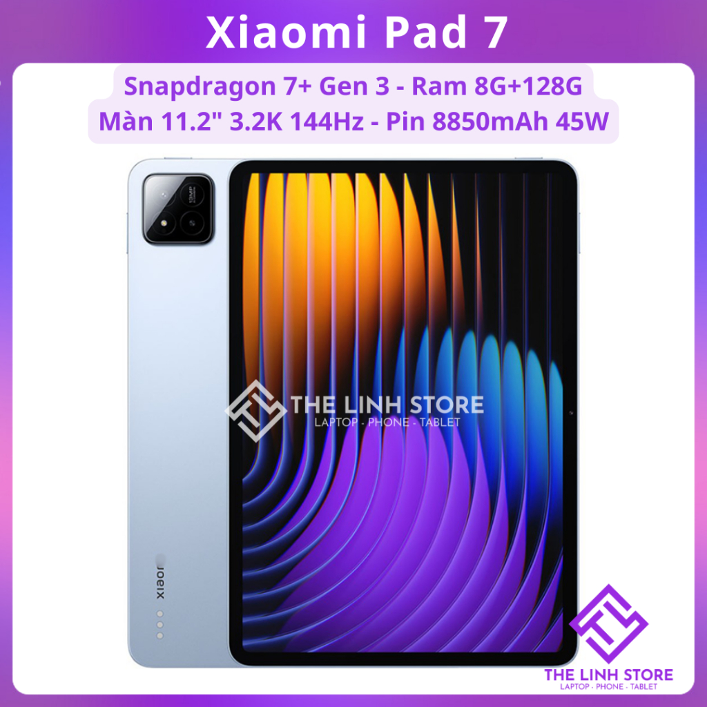 Máy tính bảng Xiaomi Pad 7 màn 11.2 inch 144Hz - Snapdragon 7+ Gen 3