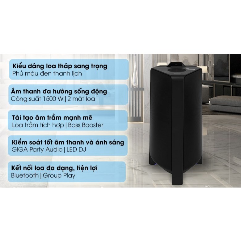 [CHÍNH HÃNG] - Loa Tháp Samsung MX-T70 kèm Mic