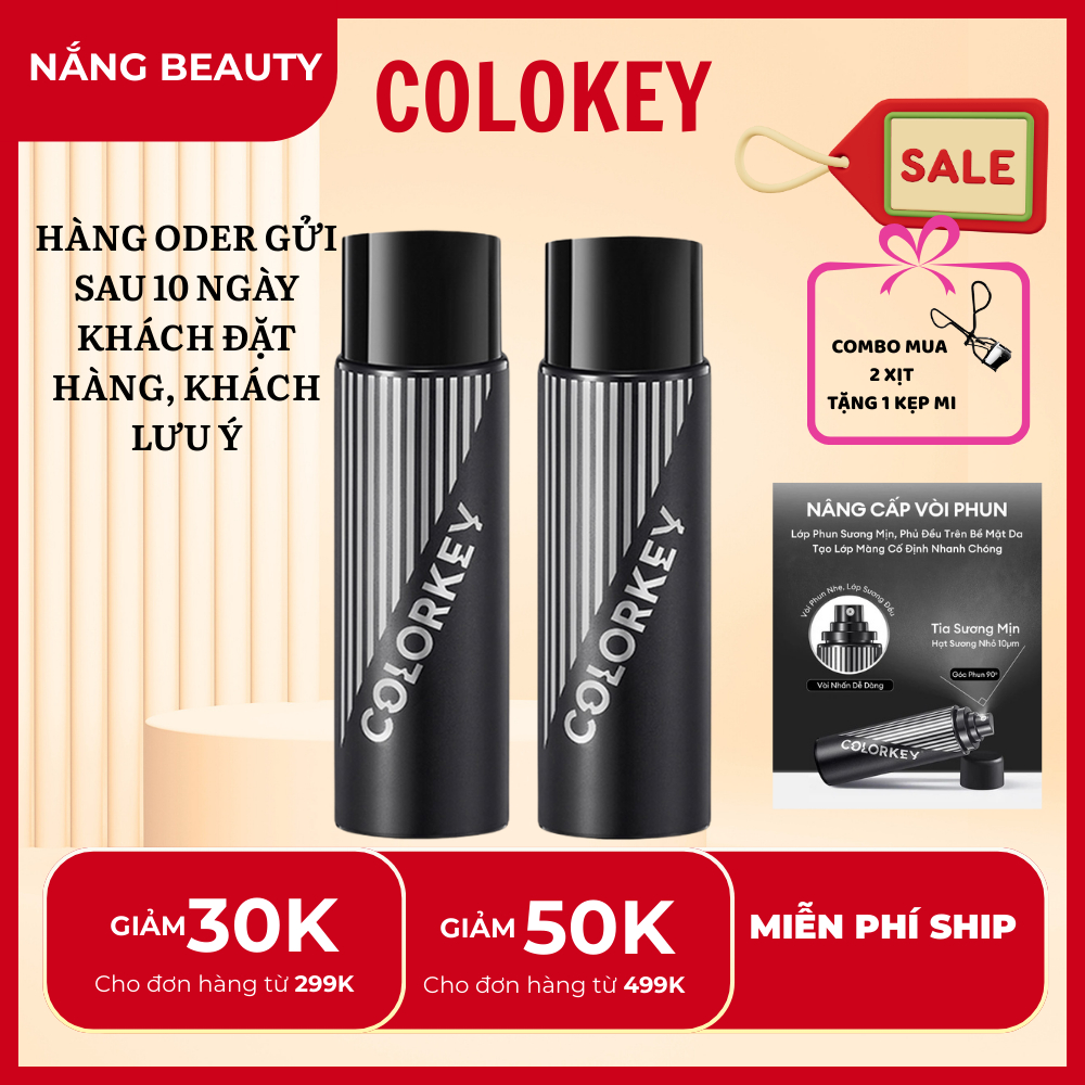( TẶNG 1 KẸP MI )Combo 2 chai Xịt Khóa Nền Ổn Định Lớp Makeup - Combo Makeup Bền Lâu Trôi