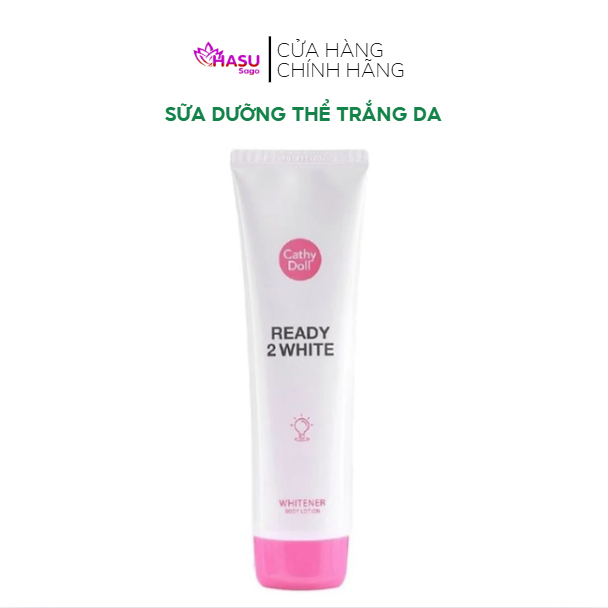 (Chính hãng) Sữa dưỡng thể trắng da Cathy Doll Ready 2 White Whitener Body Lotion 150ml
