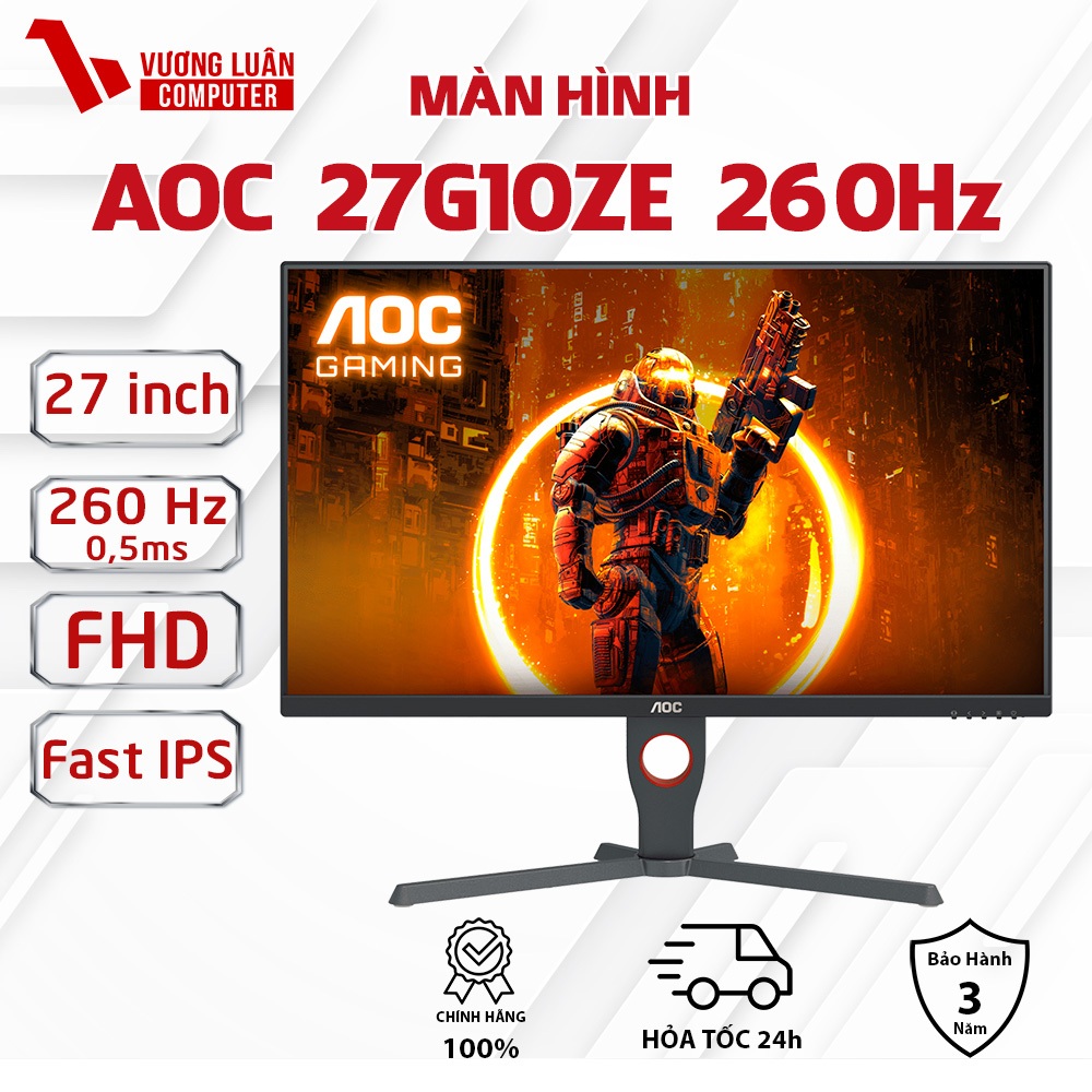Màn hình AOC GAMING 27G10ZE 27inch 260Hz FAST IPS Chính Hãng