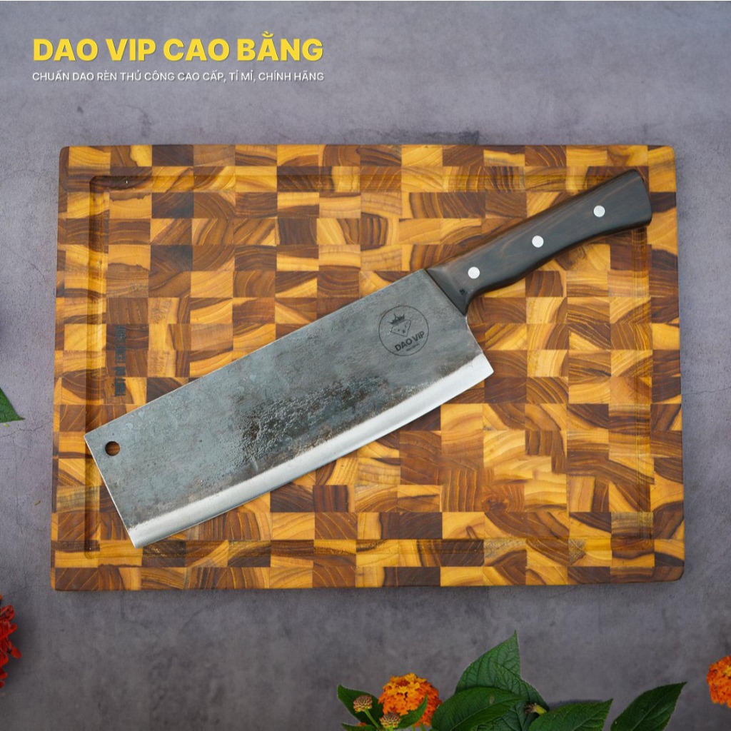 Dao Chặt DAO VIP CAO BẰNG DCLM27 Nhíp Xe Cán Mun 27cm