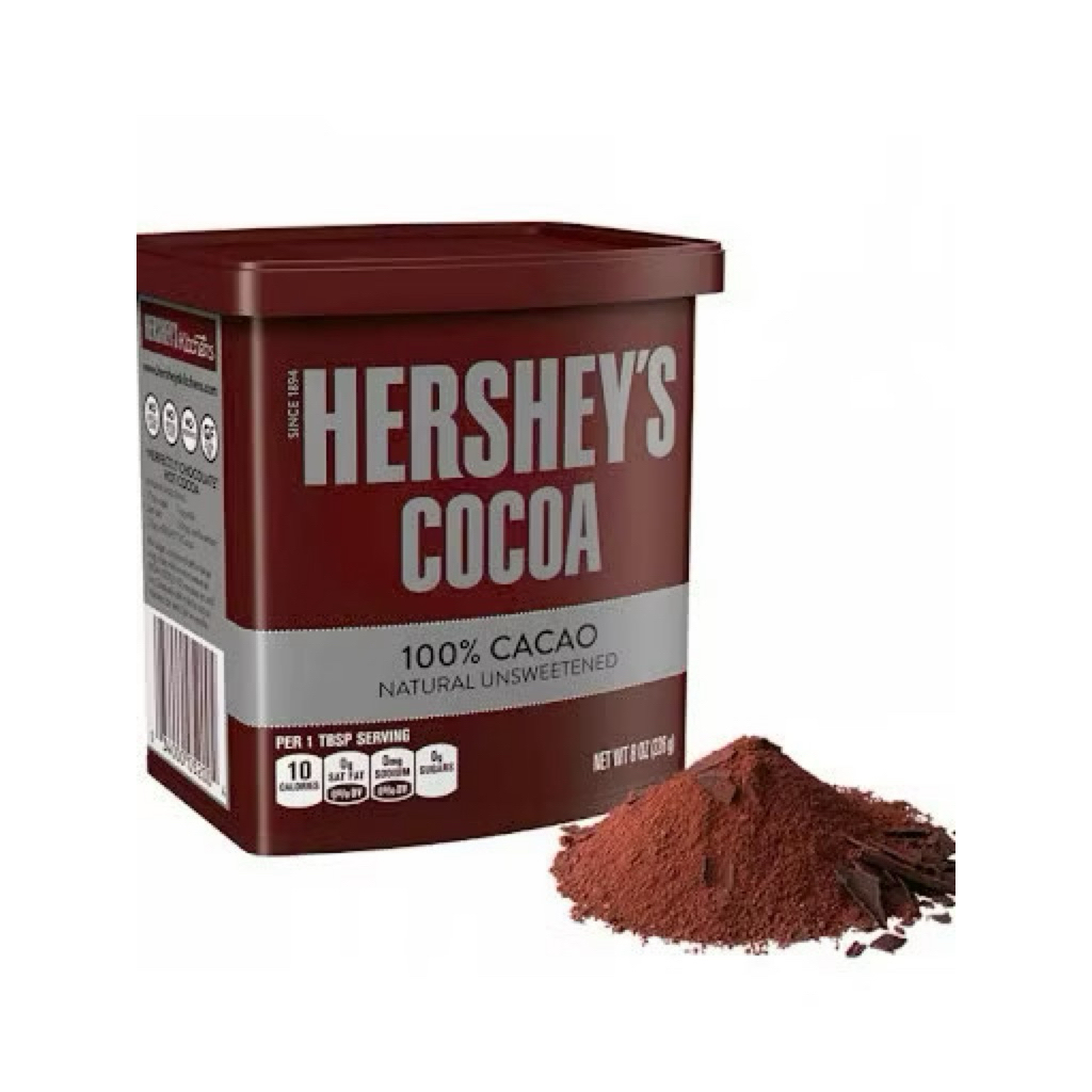 Bột cacao Hershey's Cocoa powder (Hershey’s Cocoa Natural Unsweetened 100% Cocoa)- 226gr