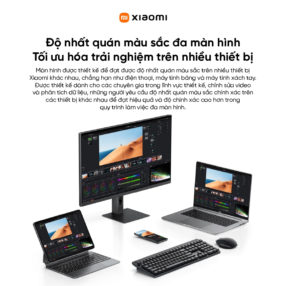 Màn hình máy tính Xiaomi 2K Monitor A27Qi 2026 ELA6568EU 27 inch - Góc nhìn rộng 178° - Tần số quét 120Hz | BigBuy360 - bigbuy360.vn