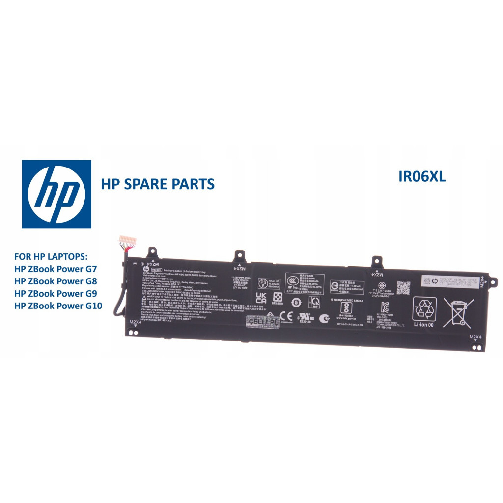 Pin Laptop HP IR06XL Battery HP ZBook Power G7 G8 G9 G10 M01523-2C1 M02029-005