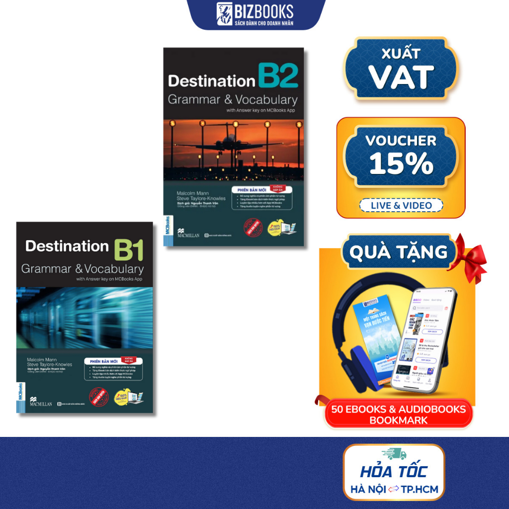 Sách Destination B1 & B2  và C1&C2 Grammar and Vocabulary