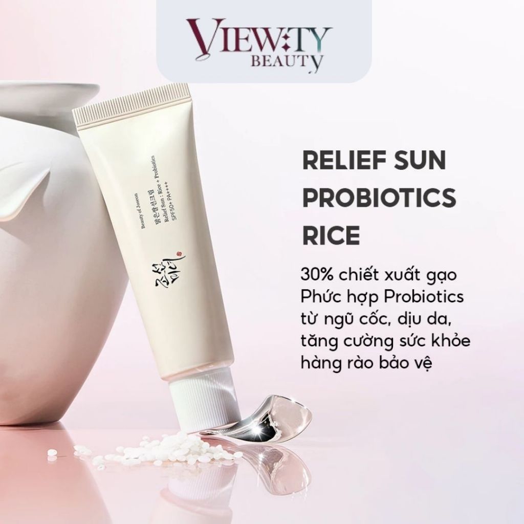 [HM] Kem chống nắng hữu cơ cám gạo Beauty Of Joseon Relief Sun : Rice + Niacinamide 50ml [m]