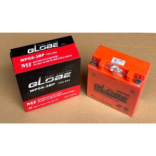 ắc quy Globe 12V-6Ah WP5S-3BP dùng cho xe Dream, Wave, Viva, Jupiter, Sirius