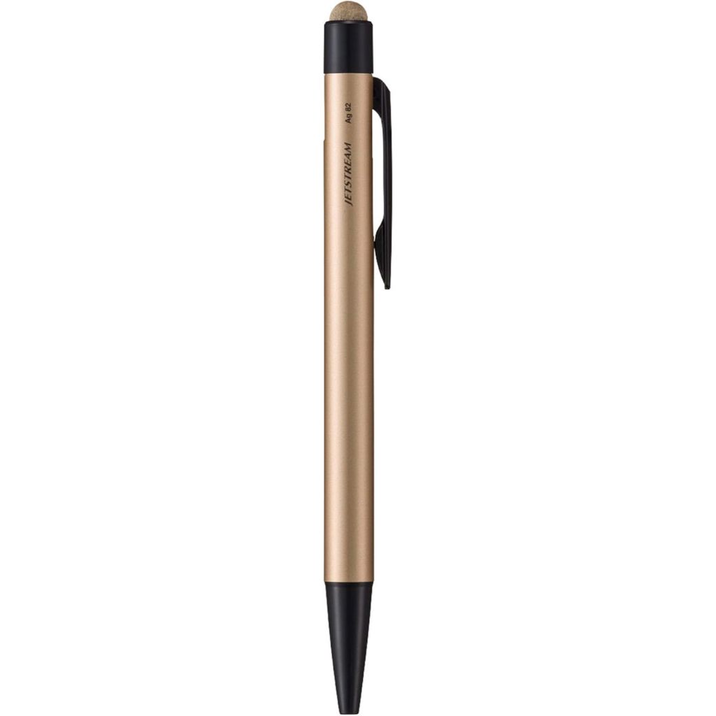 Jetstream Stylus Single Knock Pink Gold SXNT82-350-07.74 0.7mm Black Ballpoint Pen + Touch Pen Jetst