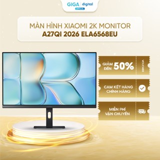 Màn hình máy tính Xiaomi 2K Monitor A27Qi 2026 ELA6568EU 27 inch - Góc nhìn rộng 178° - Tần số quét 120Hz