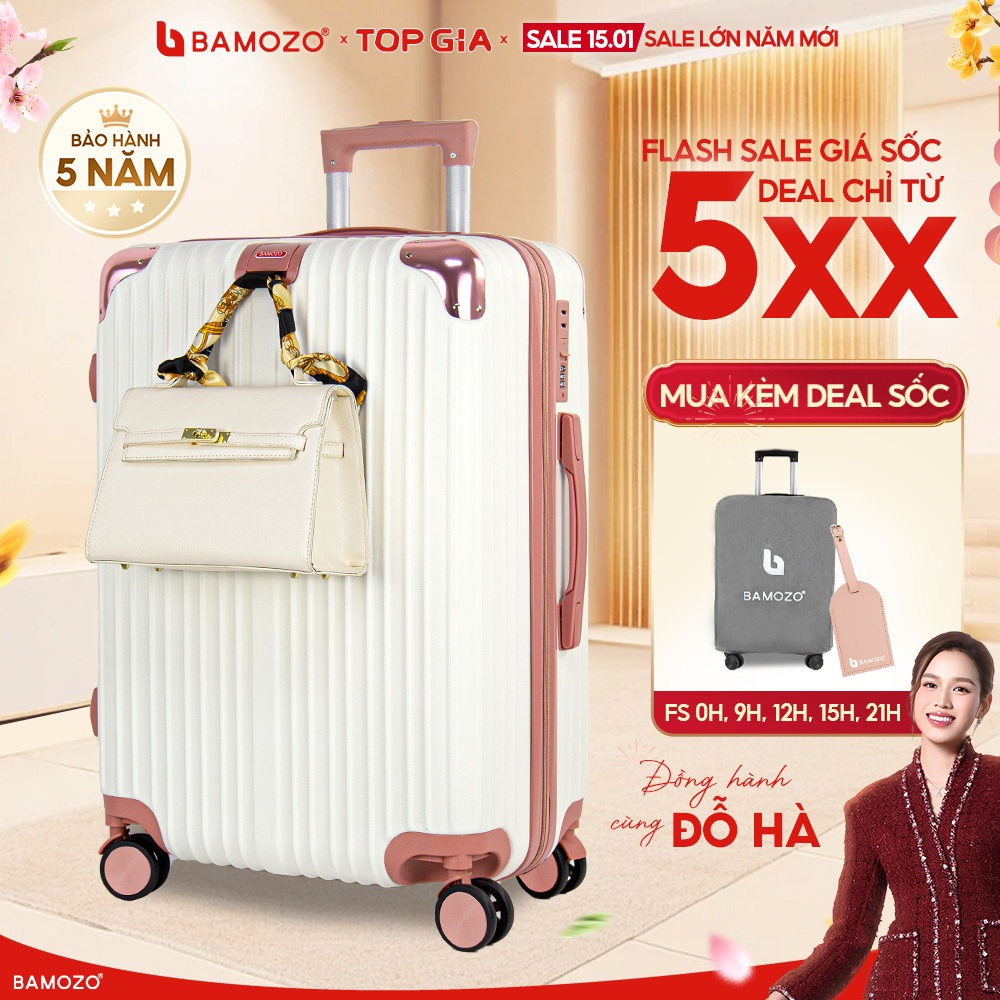 Vali Kéo Du Lịch Bamozo Size 28 Chống Va Đập Chống Trầy Xước Bảo Hành 5 Năm_8809