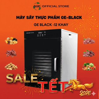 Máy Sấy Thực Phẩm SGE GEB12 Khay Công Suất 1000W, Sấy Mọi Thực Phẩm, Tiết Kiệm Điện, Vỏ Máy Inox