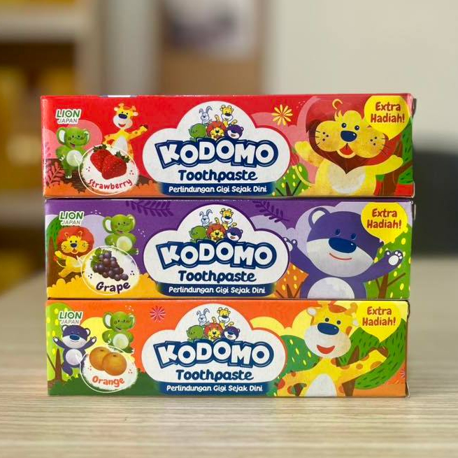 Kem Đánh Răng Trẻ Em Kodomo Kem Đánh Răng Cho Bé Nuốt Được