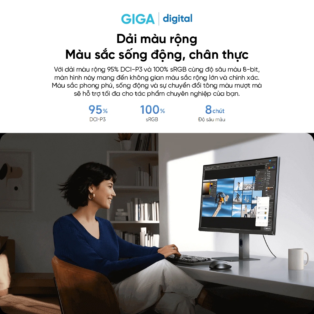 Màn hình máy tính Xiaomi 2K Monitor A27Qi 2026 ELA6568EU 27 inch - Góc nhìn rộng 178° - Tần số quét 120Hz | BigBuy360 - bigbuy360.vn