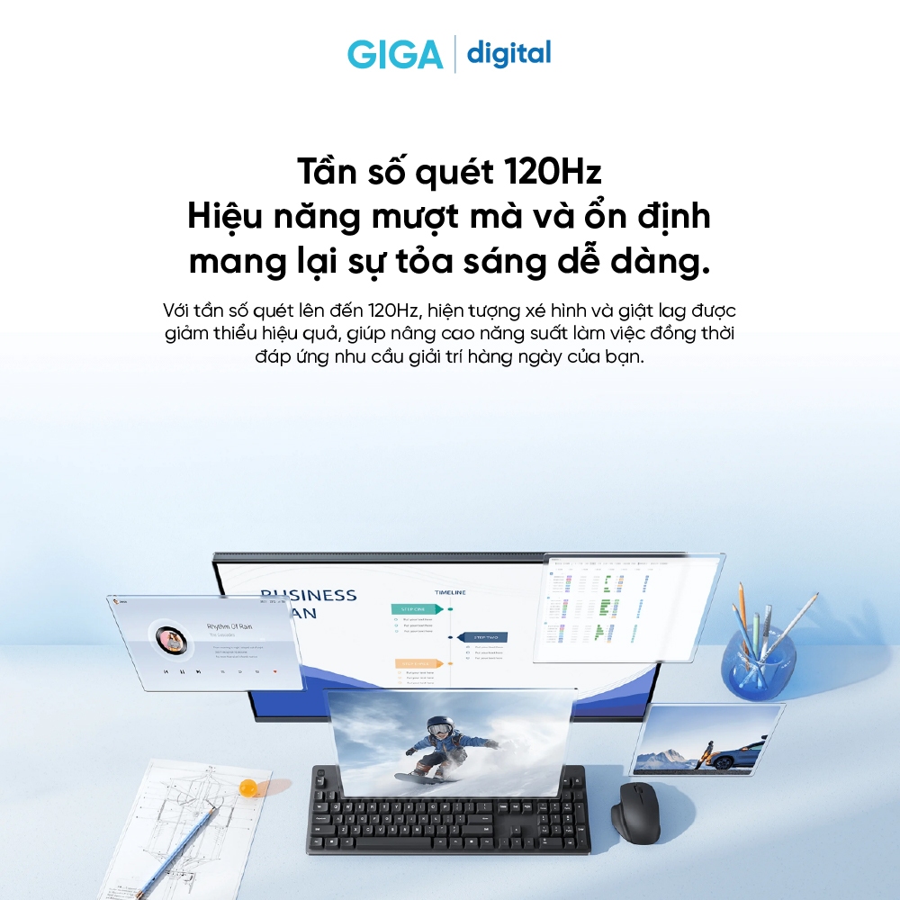 Màn hình máy tính Xiaomi 2K Monitor A27Qi 2026 ELA6568EU 27 inch - Góc nhìn rộng 178° - Tần số quét 120Hz | BigBuy360 - bigbuy360.vn