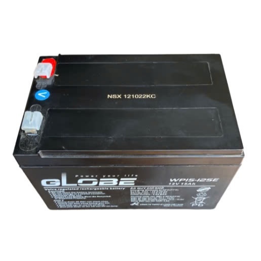 bình Globe 12V 15Ah (WP15-12SE ) dùng cho loa kéo, xe đạp điện, thắp sáng 12V