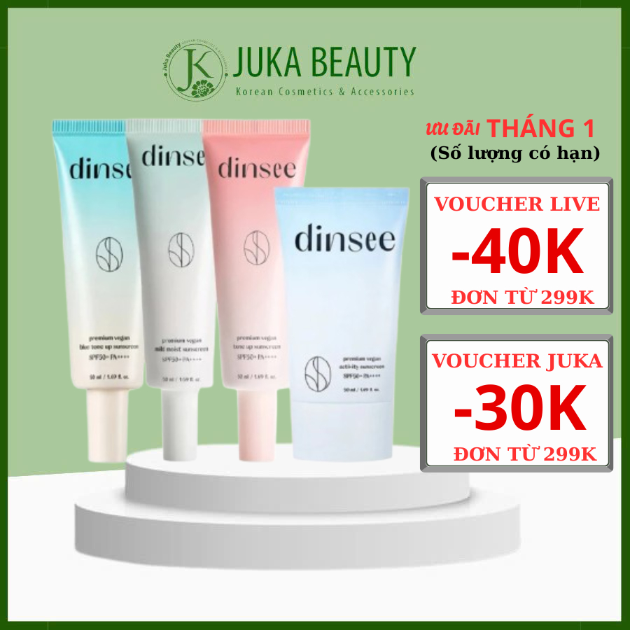 Kem chống nắng Dinsee Premium Vegan Sunscreen SPF50+ PA++++_50ml