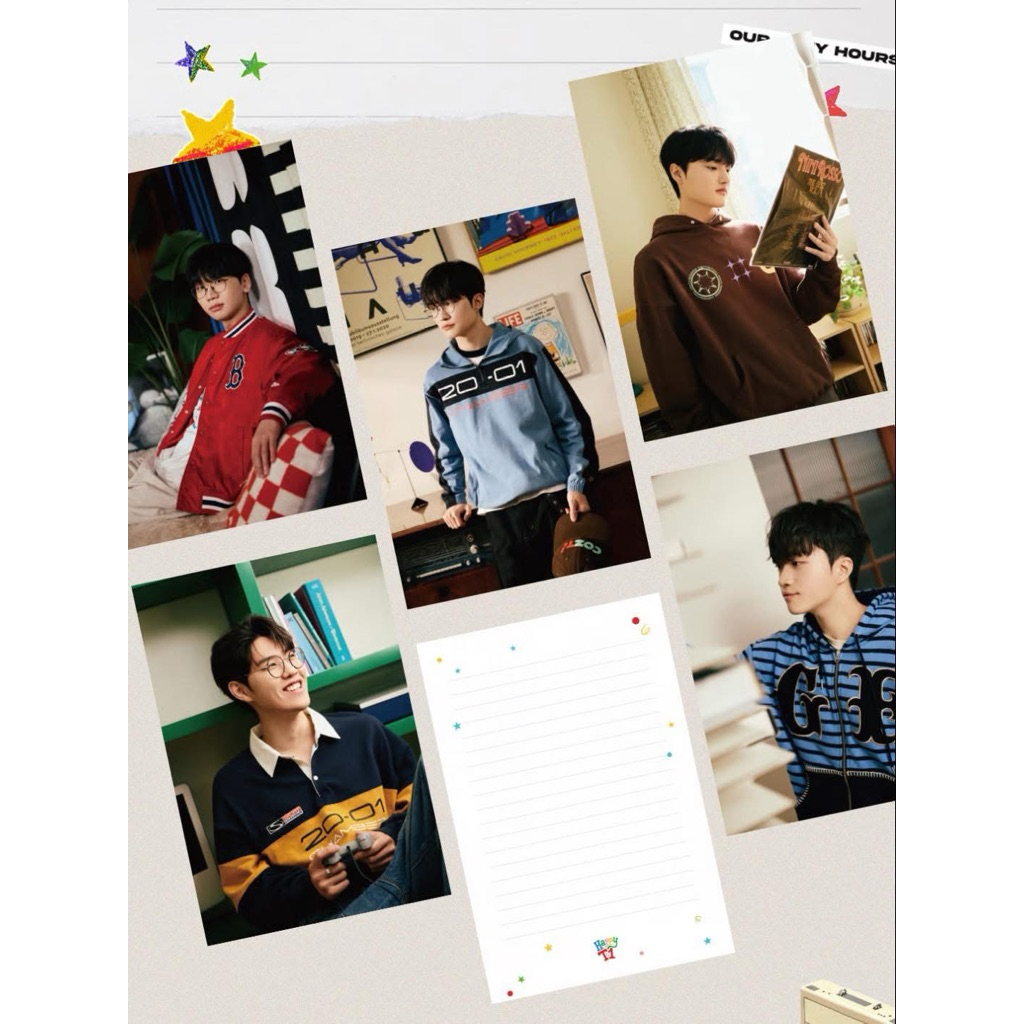 T1 Doran/Oner/Faker/Peyz/Keria Postcard Happy T1 2026 hàng chính hãng (pickup, order k huỷ ngang)
