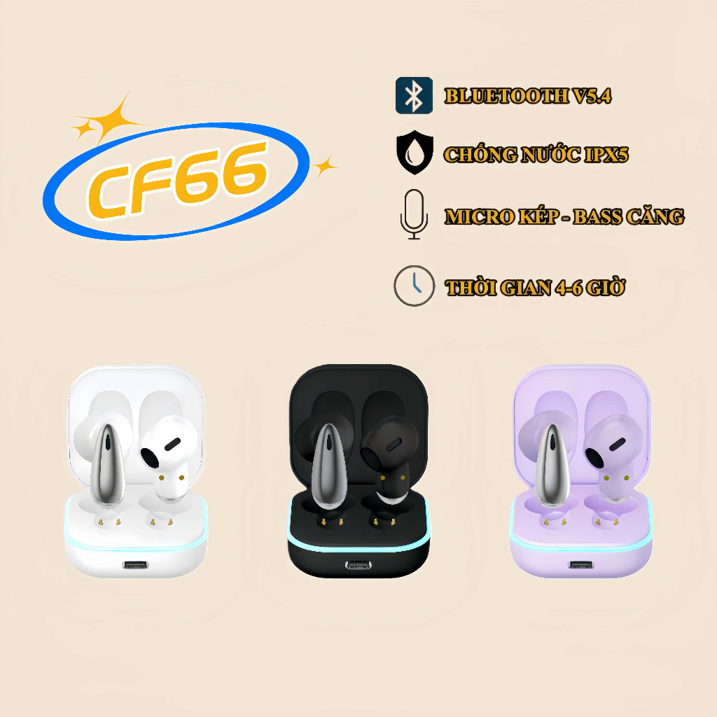 Intelligent Touch Noise Reduction High-definition Stereo Wireless Bluetooth Earphones