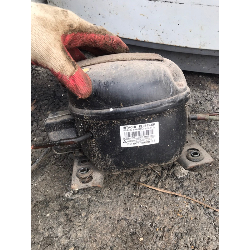 Block tủ lạnh Hitachi 164L cũ tốt tháo máy lực nén >500psi