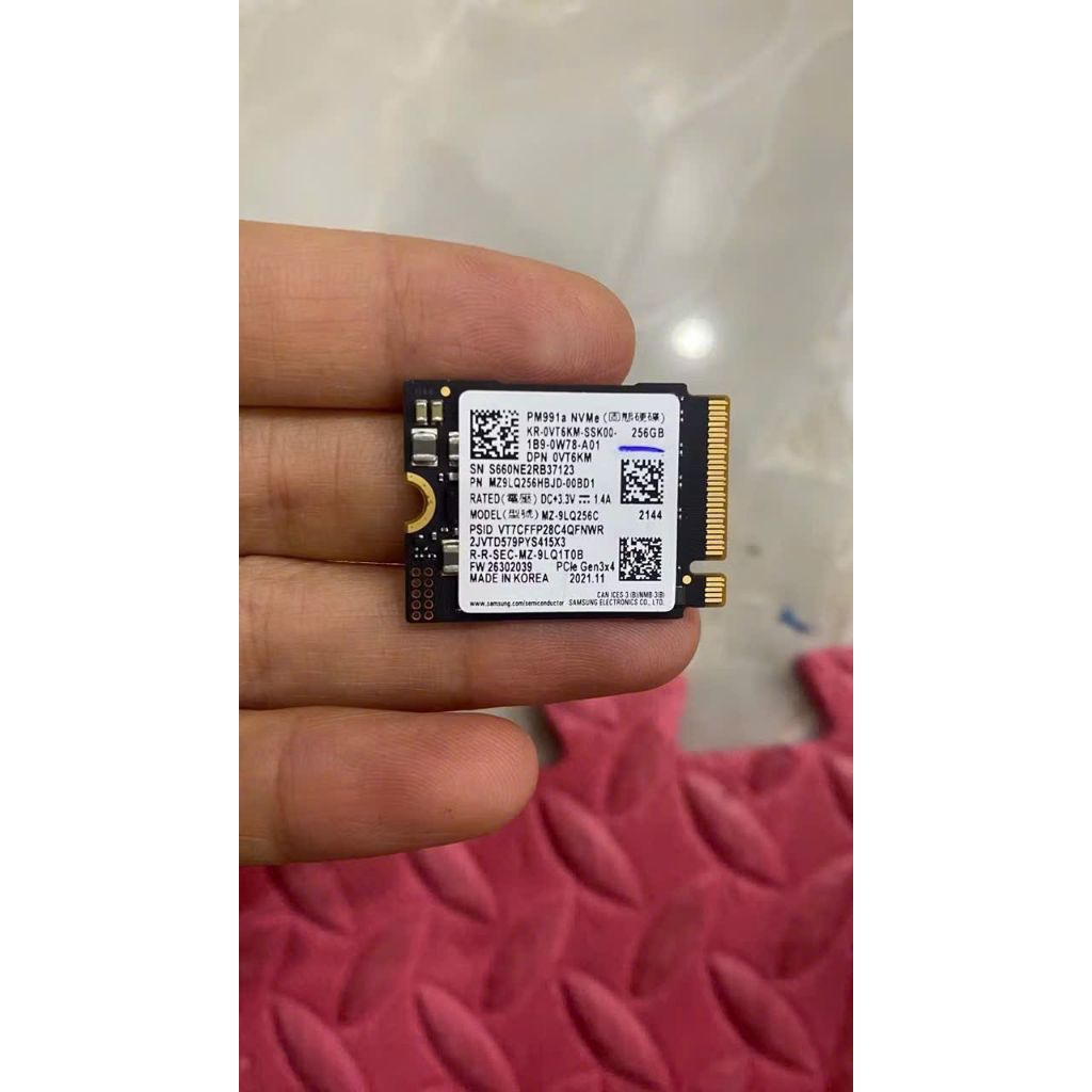 SSD Samsung PM991a PCIe Gen3 x4 NVMe M.2 2230 256GB