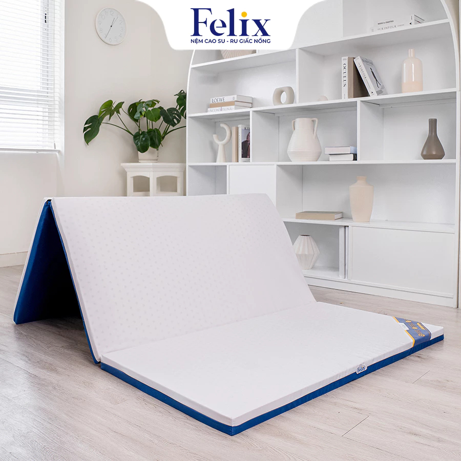 Nệm Xếp Cao Su Thiên Nhiên Felix Support Flex Premium Cao Cấp Khử Mùi Đàn Hồi Thoáng Khí Độ Cứng Trợ