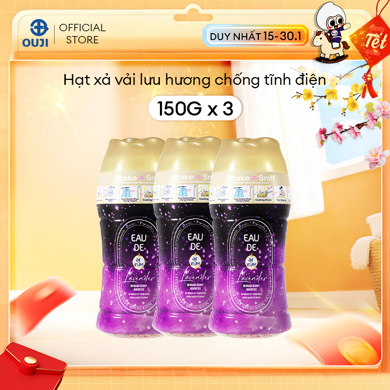 [Special Edition] Combo 3 Hạt Xả Thơm Quần Áo Hương nước hoa ArFUM Lưu Hương lâu, Làm Mềm Vải, Chống