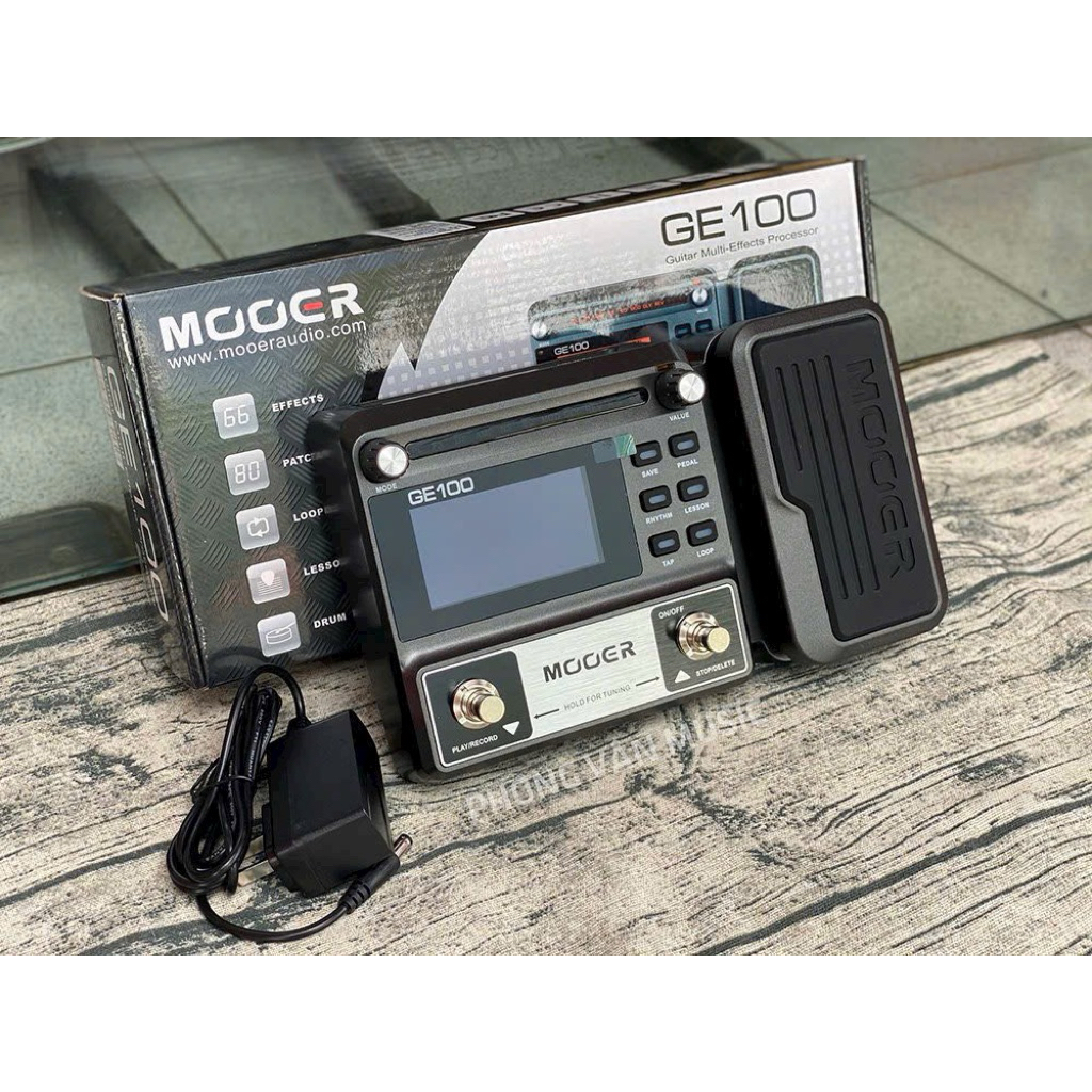 Phơ Mooer GE100 - Fuzz bán chạy tầm giá 2tr5 - 66 effect phổ biến dành cho người mới tập chơi guitar